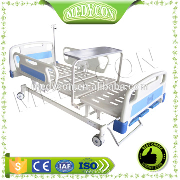 ABS 3 functions manual hospital bed,with diner table